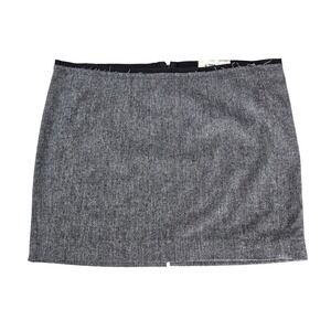 Women's Étoile Isabel Marant Size 2 Grey Virgin Wool Blend Mini Skirt